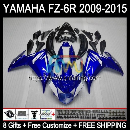 Body For YAMAHA FZ-6R FZ 6R 6 R 6N 2009 2010 2011 2012 2013 2014 2015 Bodywork FZ6R FZ6N FZ6 R 09 10 11 12 13 14 15 Fairing Kit 107HM.51 Factory Blue