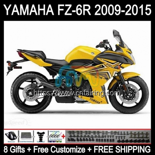 Body Kit For YAMAHA FZ6N FZ6 R FZ 6R 6 R 6N Bodywork FZ6R 09 10 11 12 13 14 15 FZ-6R Hot Yellow 2009 2010 2011 2012 2013 2014 2015 Fairing 107HM.19