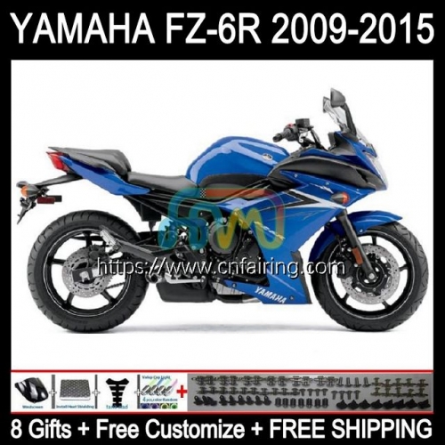 Body Kit For YAMAHA FZ6N FZ6 R FZ Gloss blue 6R 6 R 6N Bodywork FZ6R 09 10 11 12 13 14 15 FZ-6R 2009 2010 2011 2012 2013 2014 2015 Fairing 107HM.11