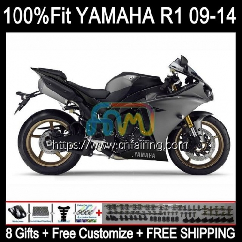 Injection For YAMAHA YZF-R1 YZF-1000 YZF Stock Grey R 1 1000 CC R1 1000CC Body YZFR1 09 10 11 12 YZF1000 C 2009 2010 2011 2012 OEM Fairing 108HM.29