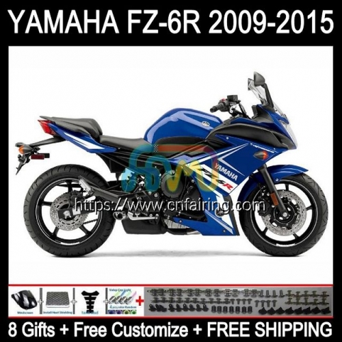 Body Kit For YAMAHA FZ6N FZ6 White blue R FZ 6R 6 R 6N Bodywork FZ6R 09 10 11 12 13 14 15 FZ-6R 2009 2010 2011 2012 2013 2014 2015 Fairing 107HM.15