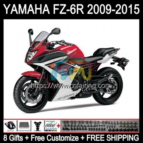 Body Kit For YAMAHA FZ6N Red white new FZ6 R FZ 6R 6 R 6N Bodywork FZ6R 09 10 11 12 13 14 15 FZ-6R 2009 2010 2011 2012 2013 2014 2015 Fairing 107HM.37