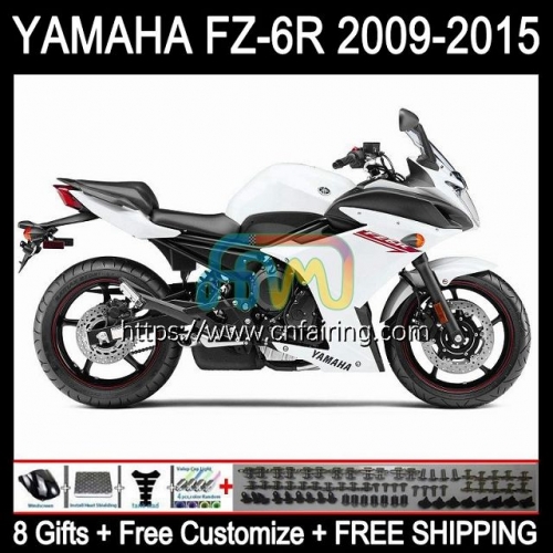 Body Kit For YAMAHA FZ6N FZ6 R FZ 6R 6 Pearl White R 6N Bodywork FZ6R 09 10 11 12 13 14 15 FZ-6R 2009 2010 2011 2012 2013 2014 2015 Fairing 107HM.35