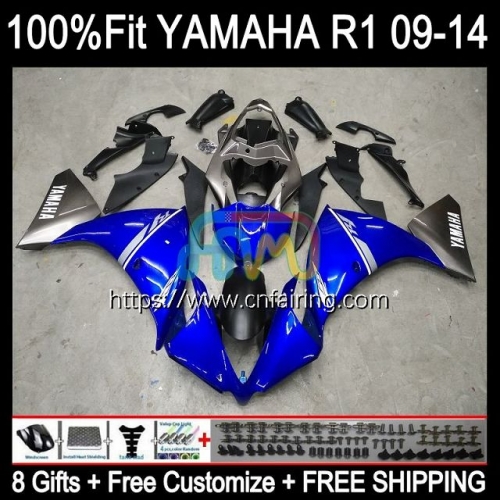 OEM Injection For YAMAHA YZF R 1 1000 Stock Blue CC R1 1000CC 2009 2010 2011 2012 Body YZF1000 C YZF-R1 YZF-1000 YZFR1 09 10 11 12 Fairing 108HM.90