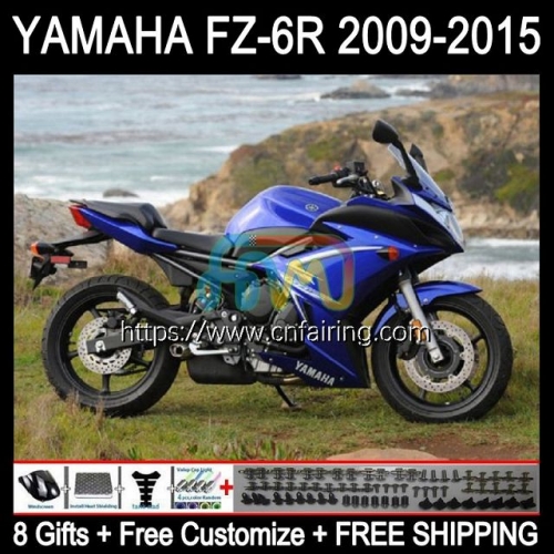 Body Factory Blue Kit For YAMAHA FZ6N FZ6 R FZ 6R 6 R 6N Bodywork FZ6R 09 10 11 12 13 14 15 FZ-6R 2009 2010 2011 2012 2013 2014 2015 Fairing 107HM.6