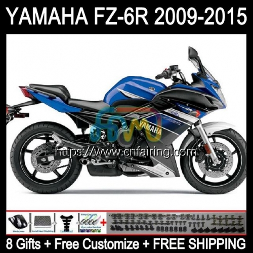 Body Kit For YAMAHA FZ6N FZ6 R FZ 6R 6 R 6N Bodywork FZ6R 09 10 11 12 13 14 15 FZ-6R Black blue 2009 2010 2011 2012 2013 2014 2015 Fairing 107HM.16