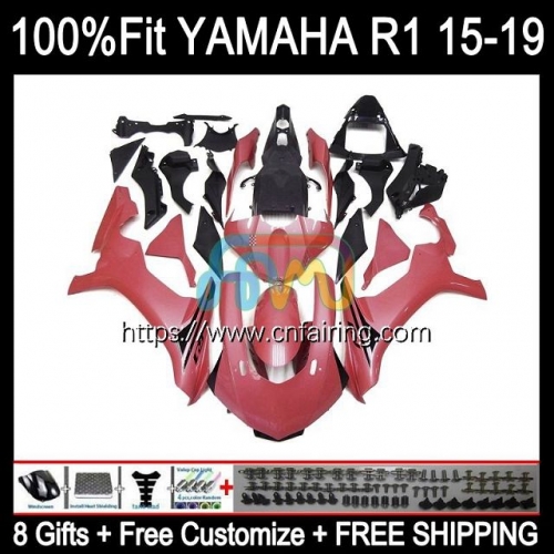 OEM Injection For YAMAHA YZF R 1 1000 C R1 1000CC 2015 2016 2017 2018 2019 YZF1000 Light Red YZF-R1 YZF-1000 YZFR1 15 16 17 18 19 Fairing 112HM.74