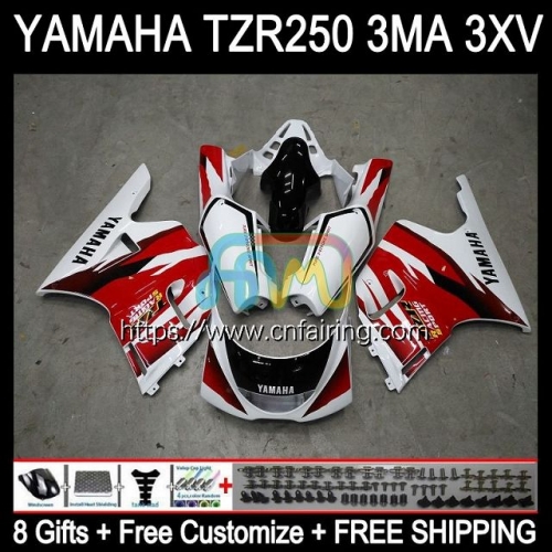 Bodys Kit For YAMAHA TZR250RR TZR 250 TZR250 R RS RR Bodywork YPVS 3MA TZR250R 88 89 90 91 TZR-250 1988 1989 1990 1991 Fairings Factory Red 114HM.0