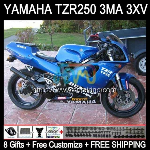 Bodys Kit For YAMAHA TZR250RR TZR 250 TZR250 R RS RR Bodywork YPVS 3MA TZR250R 88 89 90 91 TZR-250 1988 1989 1990 1991 Fairings Factory blue 114HM.14