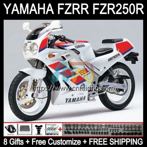 Body For YAMAHA FZRR FZR 250 250R FZR250R FZR-250 FZR250 R RR 90 91 92 93 94 95 FZR250RR 1990 1991 1992 1993 1994 1995 Fairings Red White 117HM.0