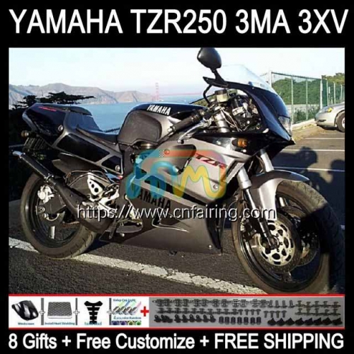 Bodys Kit For YAMAHA TZR250RR Silver Grey TZR 250 TZR250 R RS RR Bodywork YPVS 3MA TZR250R 88 89 90 91 TZR-250 1988 1989 1990 1991 Fairings 114HM.19