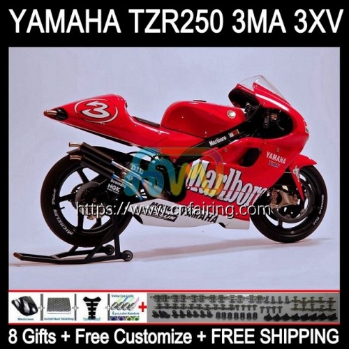 Kit For YAMAHA TZR-250 TZR 250 TZR250 R RS RR 1992 1993 1994 1995 1996 1997 3XV YPVS White red new TZR250RR TZR250R 92 93 94 95 96 97 Fairing 115HM.91