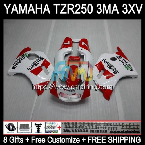 Bodys Kit For YAMAHA TZR250RR TZR 250 TZR250 R RS RR Bodywork YPVS 3MA TZR250R 88 89 90 91 TZR-250 Marlboro Red 1988 1989 1990 1991 Fairings 114HM.28