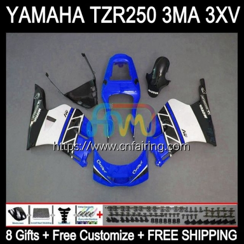 Bodyworks Kit For YAMAHA TZR 250 TZR250 RS RR Blue White R 1988 1989 1990 1991 Body TZR250RR TZR-250 TZR250R YPVS 3MA 88 89 90 91 Fairing 114HM.75