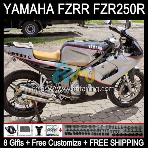 Body For YAMAHA FZRR FZR 250 250R FZR250R FZR-250 FZR250 R RR 90 91 92 93 94 95 FZR250RR 1990 1991 1992 1993 1994 1995 Black White Fairings 117HM.6