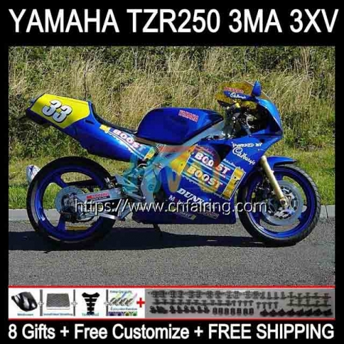 Body For YAMAHA TZR 250 TZR250 R RS RR YPVS TZR250R 3XV TZR250RR Light Blue 92 93 94 95 96 97 TZR-250 1992 1993 1994 1995 1996 1997 Fairing 115HM.8