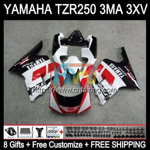 Bodys Kit For YAMAHA TZR250RR TZR 250 TZR250 White black R RS RR Bodywork YPVS 3MA TZR250R 88 89 90 91 TZR-250 1988 1989 1990 1991 Fairings 114HM.34
