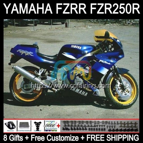 Body For YAMAHA FZRR FZR 250 250R FZR250R FZR-250 FZR250 R RR 90 91 92 93 94 95 FZR250RR Factory Blue 1990 1991 1992 1993 1994 1995 Fairings 117HM.12