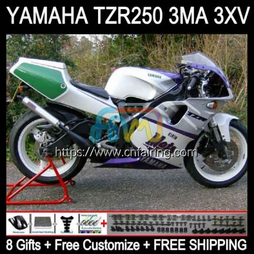 Body For YAMAHA TZR 250 TZR250 R RS RR YPVS TZR250R 3XV TZR250RR 92 93 94 95 96 97 TZR-250 Purple green 1992 1993 1994 1995 1996 1997 Fairing 115HM.39