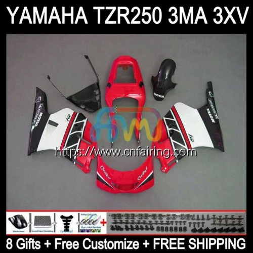 Kit For YAMAHA TZR-250 TZR 250 TZR250 R RS RR 1992 1993 1994 1995 1996 1997 3XV YPVS TZR250RR TZR250R Red white blk 92 93 94 95 96 97 Fairing 115HM.76