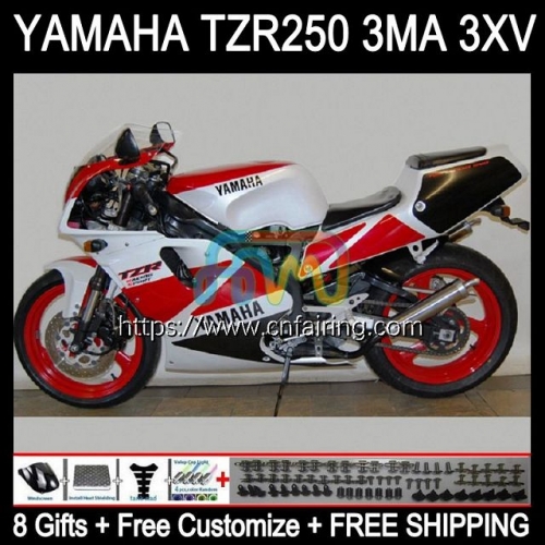 Bodys Kit For YAMAHA TZR250RR TZR White red blk 250 TZR250 R RS RR Bodywork YPVS 3MA TZR250R 88 89 90 91 TZR-250 1988 1989 1990 1991 Fairings 114HM.20