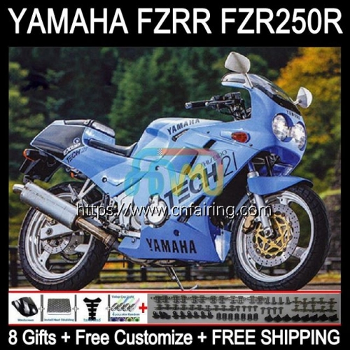 Body Kit For YAMAHA FZR250R FZRR FZR 250R FZR 250 Bodywork FZR-250 FZR250 R RR 86 87 88 89 FZR250RR 1986 1987 1988 1989 Fairing Light Blue 116HM.40