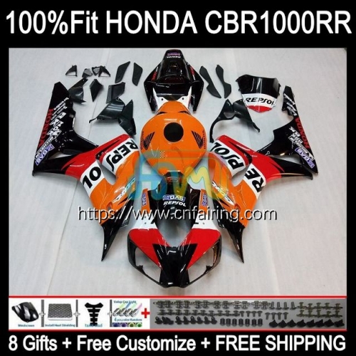 OEM Injection For HONDA CBR 1000RR 1000CC 1000 RR CC Body CBR1000-RR 06-07 CBR1000RR 06 07 CBR1000 CBR-1000 RR 2006 2007 Fairing Repsol Orange 120HM.0