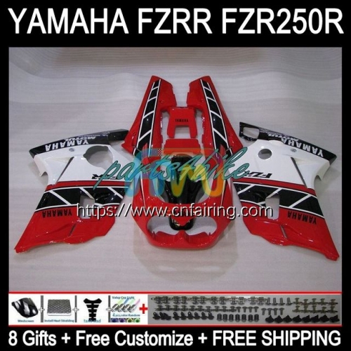 Body For YAMAHA FZRR FZR 250R FZR250R 1986 1987 1988 1989 Bodywork FZR250RR FZR-250 FZR250 Factory Red FZR 250 R RR 86 87 88 89 Fairing Kit 116HM.66
