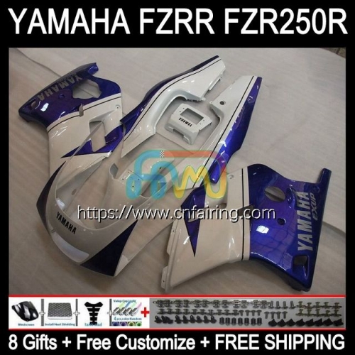 Body For YAMAHA FZRR FZR 250R FZR250R 1986 1987 1988 1989 Bodywork FZR250RR FZR-250 FZR250 FZR 250 R RR 86 87 88 89 Fairing Pearl White Kit 116HM.74