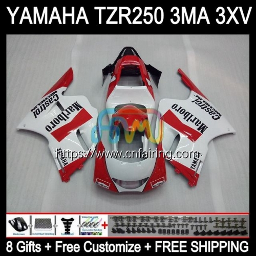 Bodys Kit For YAMAHA TZR250RR TZR 250 TZR250 R RS RR Bodywork YPVS 3MA TZR250R 88 89 90 91 TZR-250 Red Marlboro 1988 1989 1990 1991 Fairings 114HM.33