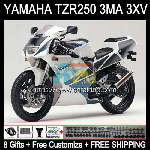 Kit For YAMAHA TZR-250 TZR 250 TZR250 R RS RR 1992 1993 1994 1995 1996 1997 3XV YPVS TZR250RR TZR250R White black 92 93 94 95 96 97 Fairing 115HM.43