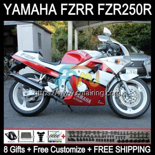 Body Kit For YAMAHA FZR250R FZRR FZR 250R FZR 250 Bodywork FZR-250 FZR250 R RR 86 87 88 89 FZR250RR 1986 1987 1988 1989 Fairing Factory Red 116HM.16