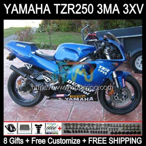 Body For YAMAHA TZR 250 TZR250 R RS RR YPVS TZR250R 3XV TZR250RR 92 93 94 95 96 97 TZR-250 1992 1993 1994 1995 1996 1997 Fairing Factory blue 115HM.14