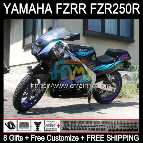 Bodywork For YAMAHA FZRR FZR 250R FZR 250 FZR250R 96-97 Body FZR-250 Purple cyan FZR250 R RR 96 97 FZR250RR FZR-250R 1996 1997 Fairings Kit 118HM.23