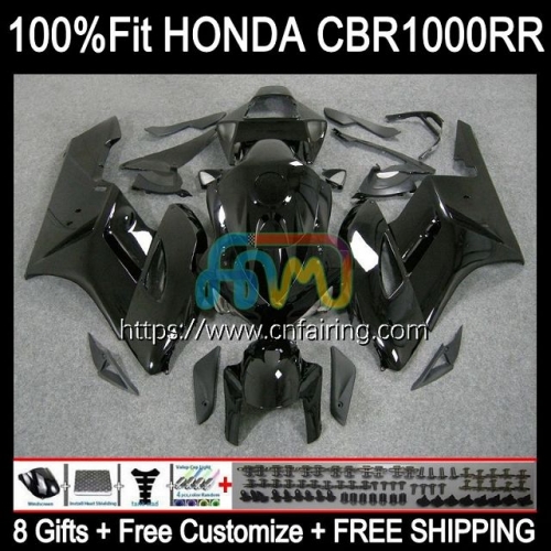 Injection OEM For HONDA CBR 1000RR 1000CC 1000 RR CC 2004 2005 CBR1000-RR 04-05 CBR-1000 CBR1000 RR CBR1000RR 04 05 Fairing Kit 119HM.66 Gloss black