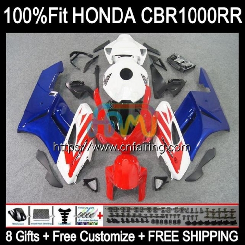 Injection Body For HONDA CBR 1000RR 1000CC 1000 Red blue hot RR CC 04-05 CBR1000-RR CBR1000RR 04 05 CBR-1000 CBR1000 RR 2004 2005 OEM Fairing 119HM.8