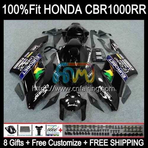 Injection Body For HONDA CBR 1000RR 1000CC 1000 RR CC 04-05 CBR1000-RR CBR1000RR Gloss black 04 05 CBR-1000 CBR1000 RR 2004 2005 OEM Fairing 119HM.33