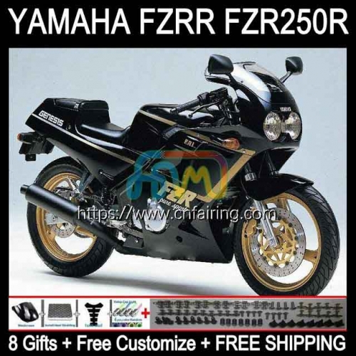 Body For YAMAHA FZRR FZR 250 250R Black Golden FZR250R 1990 1991 1992 1993 1994 1995 FZR250RR FZR-250 FZR250 R RR 90 91 92 93 94 95 Fairing 117HM.46