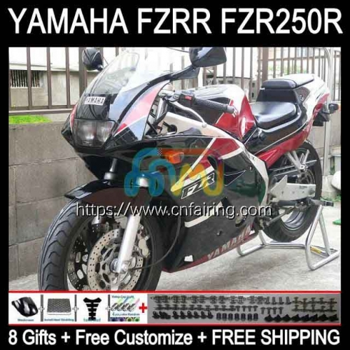 Body For YAMAHA FZRR FZR 250 Red black new 250R FZR250R FZR-250 FZR250 R RR 90 91 92 93 94 95 FZR250RR 1990 1991 1992 1993 1994 1995 Fairings 117HM.21