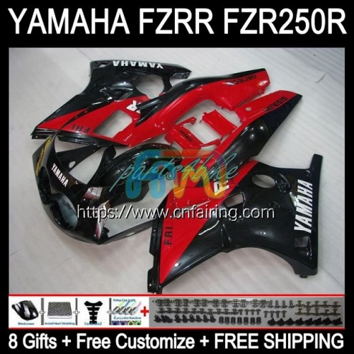Body For YAMAHA FZRR FZR 250 250R FZR250R 1990 1991 1992 1993 1994 1995 FZR250RR FZR-250 FZR250 R RR Black Red hot 90 91 92 93 94 95 Fairing 117HM.68