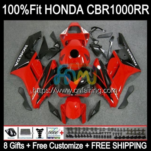 Injection Body For HONDA CBR 1000RR Red black 1000CC 1000 RR CC 04-05 CBR1000-RR CBR1000RR 04 05 CBR-1000 CBR1000 RR 2004 2005 OEM Fairing 119HM.58