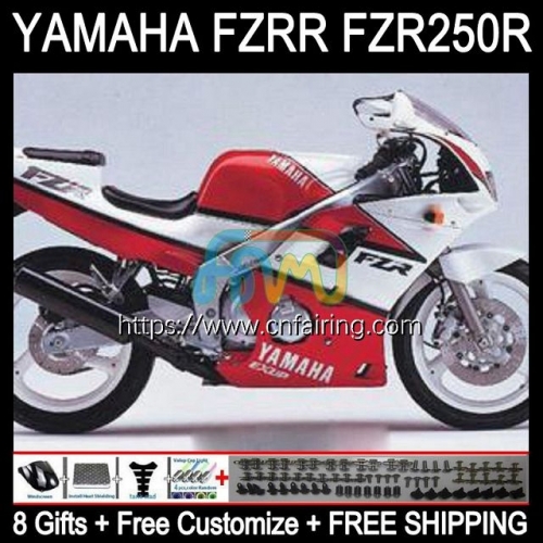 Fairing Kit For YAMAHA FZR250RR FZRR FZR 250R FZR 250 1996 1997 Body FZR250R FZR-250 Red white new FZR250 R RR 96-97 FZR-250R 96 97 Bodywork 118HM.73