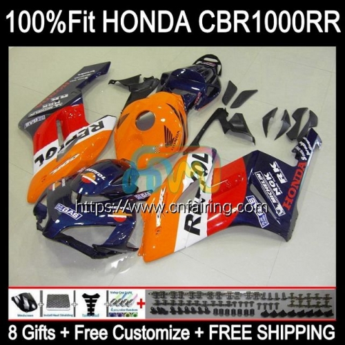 Injection Blue Repsol OEM For HONDA CBR 1000RR 1000CC 1000 RR CC 2004 2005 CBR1000-RR 04-05 CBR-1000 CBR1000 RR CBR1000RR 04 05 Fairing Kit 119HM.126