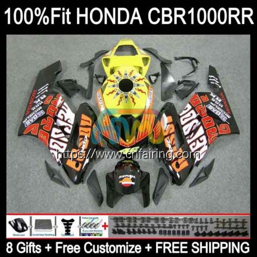 Injection OEM For HONDA CBR 1000RR 1000CC 1000 HOT Repsol RR CC 2004 2005 CBR1000-RR 04-05 CBR-1000 CBR1000 RR CBR1000RR 04 05 Fairing Kit 119HM.75