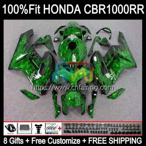 Injection Body For HONDA CBR 1000RR 1000CC 1000 RR Green black CC 04-05 CBR1000-RR CBR1000RR 04 05 CBR-1000 CBR1000 RR 2004 2005 OEM Fairing 119HM.32