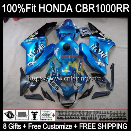 Injection Body For HONDA CBR 1000RR 1000CC 1000 RR CC 04-05 Gloss cyan CBR1000-RR CBR1000RR 04 05 CBR-1000 CBR1000 RR 2004 2005 OEM Fairing 119HM.41