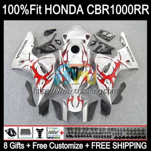 OEM Injection For HONDA CBR 1000RR 1000CC 1000 RR CC Body CBR1000-RR Red Flames 06-07 CBR1000RR 06 07 CBR1000 CBR-1000 RR 2006 2007 Fairing 120HM.15