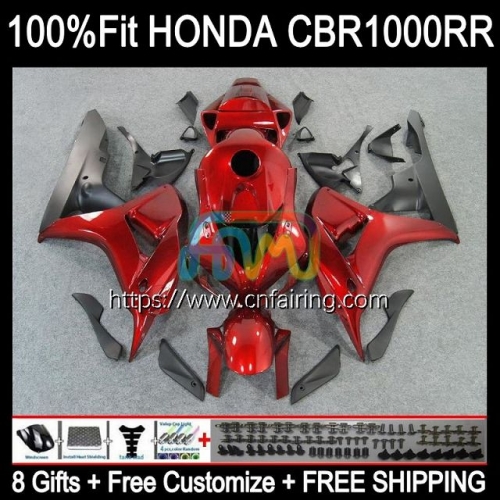 OEM Injection For HONDA CBR 1000RR 1000CC 1000 RR CC Body CBR1000-RR 06-07 CBR1000RR 06 07 CBR1000 Metallic Red CBR-1000 RR 2006 2007 Fairing 120HM.32