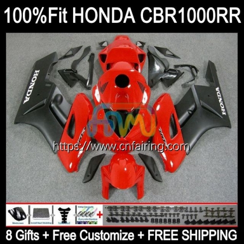 Injection OEM For HONDA CBR 1000RR 1000CC 1000 RR CC 2004 2005 CBR1000-RR 04-05 CBR-1000 CBR1000 RR CBR1000RR Red black 04 05 Fairing Kit 119HM.67