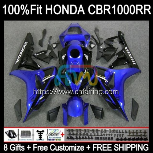 OEM Injection For HONDA CBR 1000RR 1000CC 1000 RR CC Body Black blue CBR1000-RR 06-07 CBR1000RR 06 07 CBR1000 CBR-1000 RR 2006 2007 Fairing 120HM.71